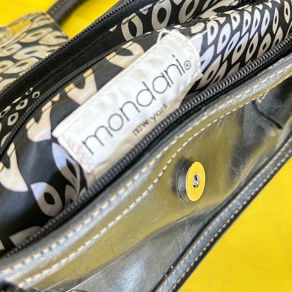 Mondani NYC Black Faux Leather Shoulder Bag - Picture 2 of 8